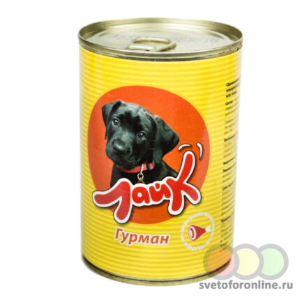 Корм "Лайк" консервы для собак 850 г Гурман говядина и сердце