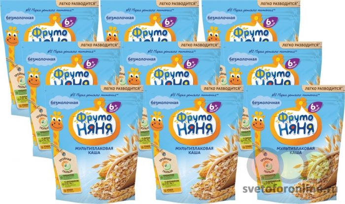 Каша мультизлаковая с молоком 200гр/9
