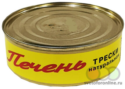 Печень трески натуральная ТМ Хозяин балтики 230 г ГОСТ ж/б