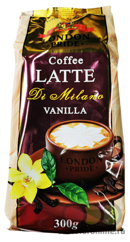 Латте "Лондон Прайд" Ванильный 300г ФАБРИКА ЧАЯ ПТК ООО