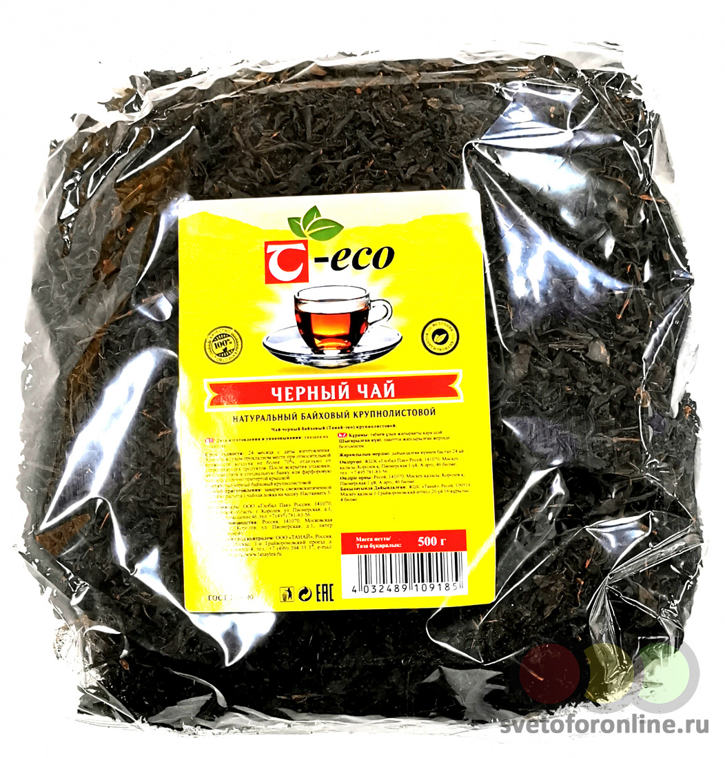 item_73612_big Чай черный байховый крупнолистовой "Т эко" 500 гр ООО "Глобал пак"