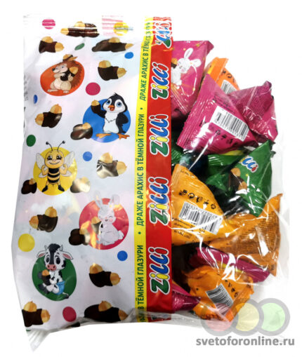 Драже Арахис Zilli в темной глазури 500 г