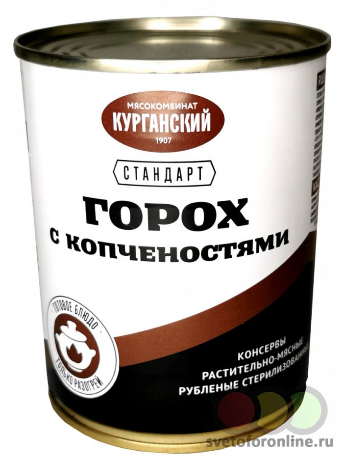 Горох с копченостями 330 гр. Стандарт этикет
