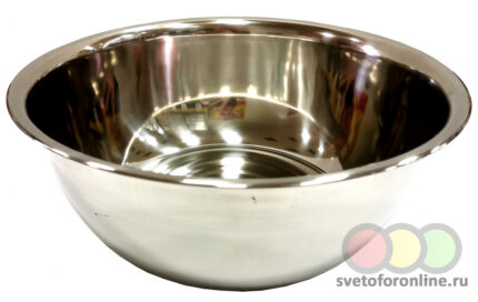 Миска нержавеющая сталь ( объём 5 л. тол. 0