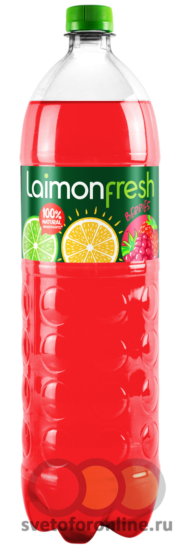 Напиток б/а среднегаз. Лаймон фрэш Ягоды 1