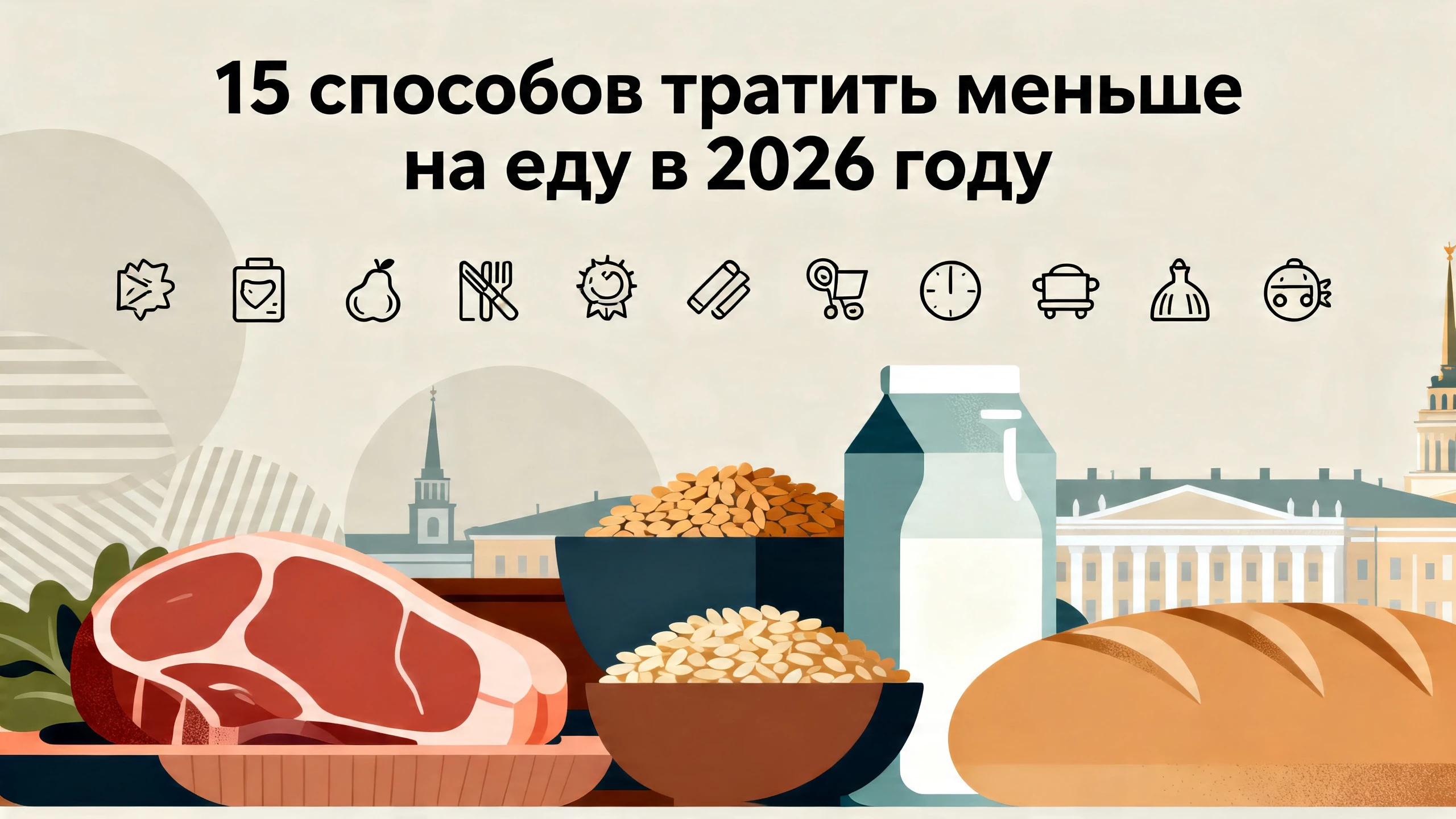 Как экономить на продуктах в 2026 году: 15 способов без ущерба для рациона